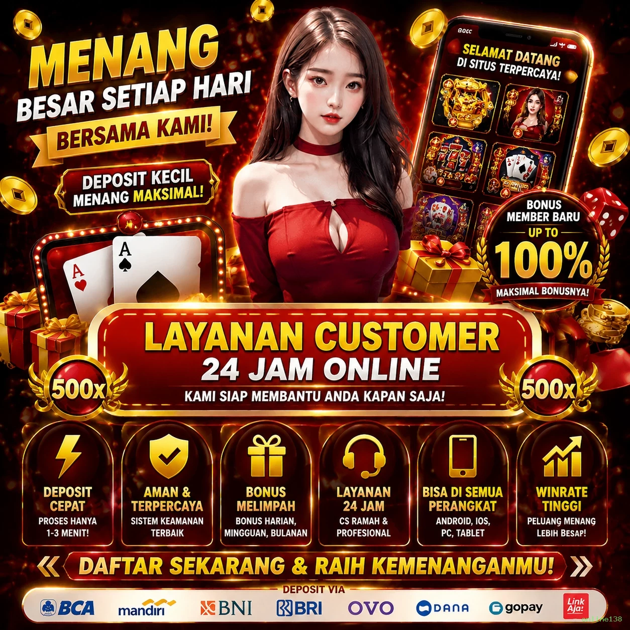 Ikon aplikasi online138 resmi